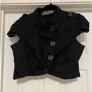 Crop Button Down Jacket/Top